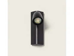 Aplique de Pared Exterior Aluminio Abel Negro