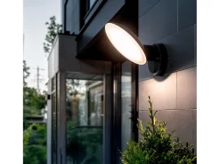 Aplique de Pared Exterior LED 9W Kora Negro