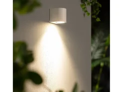 Aplique de Pared Exterior Gala Blanco Blanco