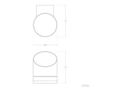 Aplique de Pared Exterior Solar LED Aluminio Eddan Negro