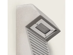 Aplique de Pared Exterior LED 8W Cemento Sealy Gris Piedra
