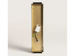 Aplique de Pared Exterior Cristal Peridot Dorado