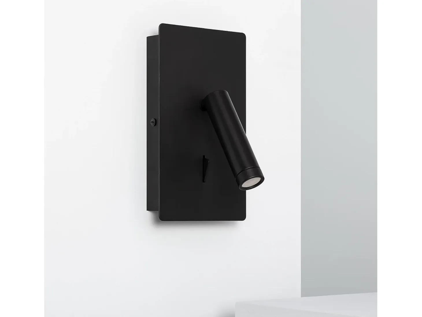 Aplique de Pared LED 6W de Aluminio Kaskazini Negro
