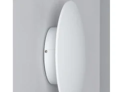 Aplique de Pared LED 6W de Aluminio Iris Blanco 3000K Blanco Cálido