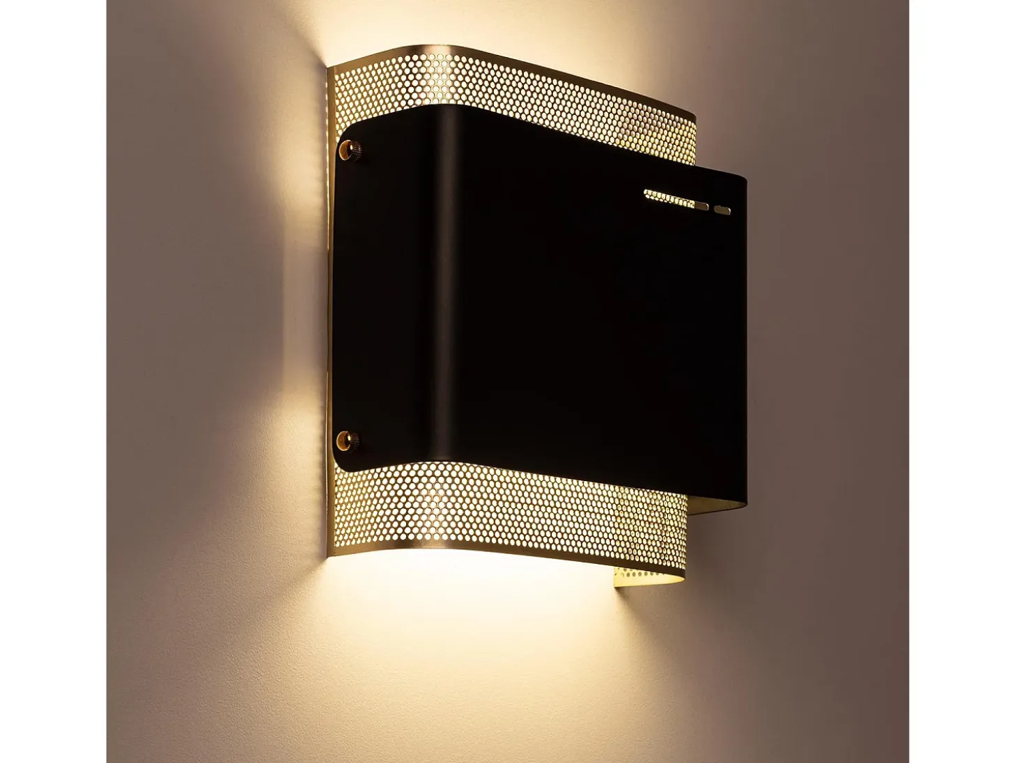 Aplique de Pared LED 6W Metal Duchamp Negro
