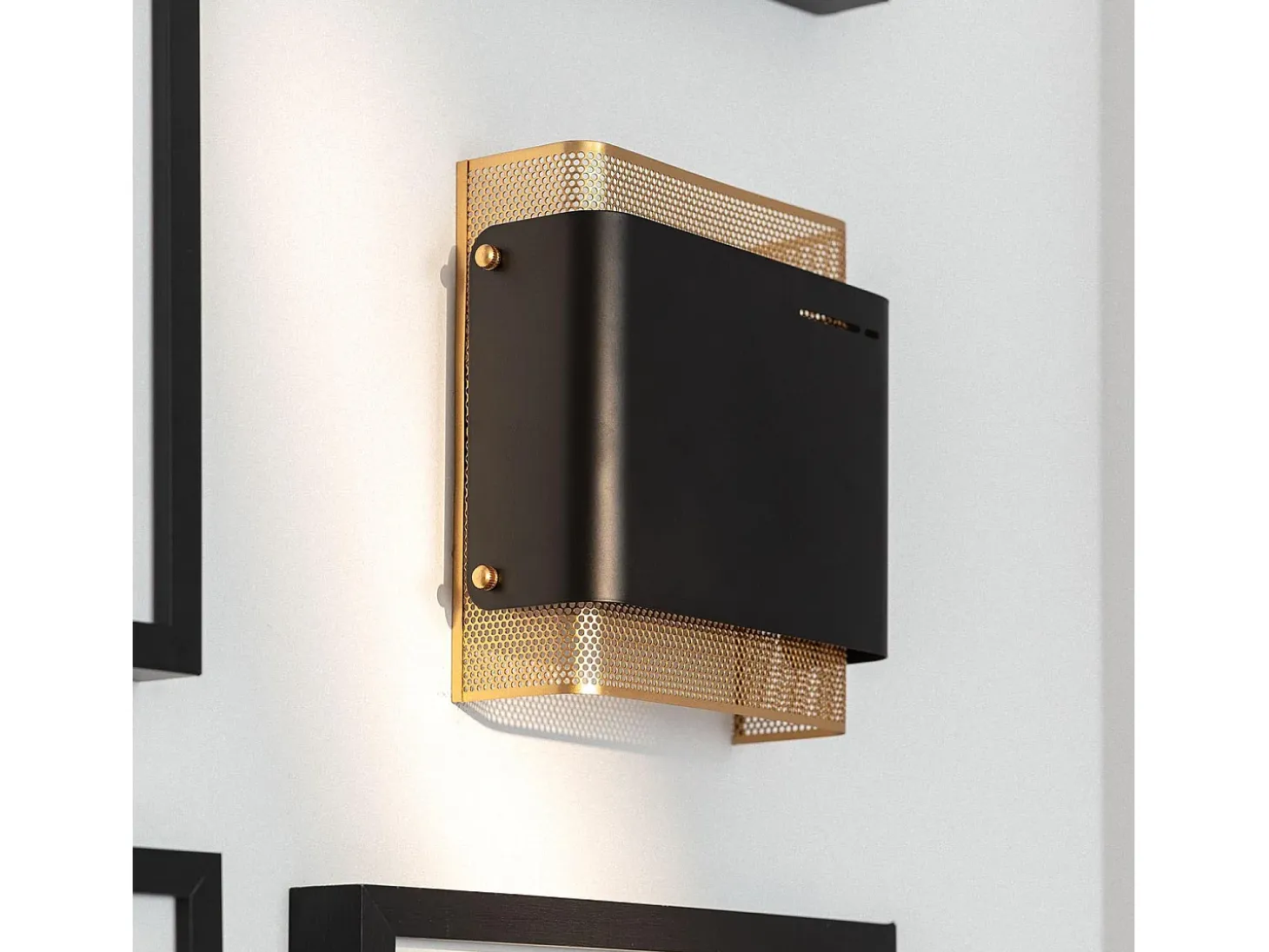 Aplique de Pared LED 6W Metal Duchamp Negro
