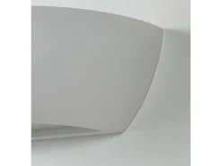 Aplique Para Pared^Aplique de pared moderno en cerámica blanca minimalista Salem Cobrizo