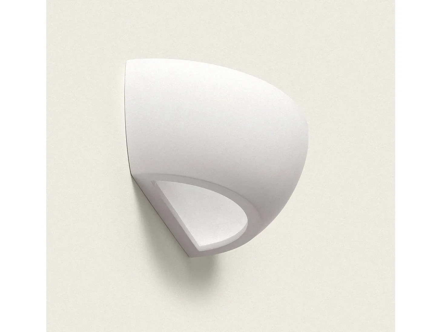 Aplique de Pared Yeso Bexley Blanco