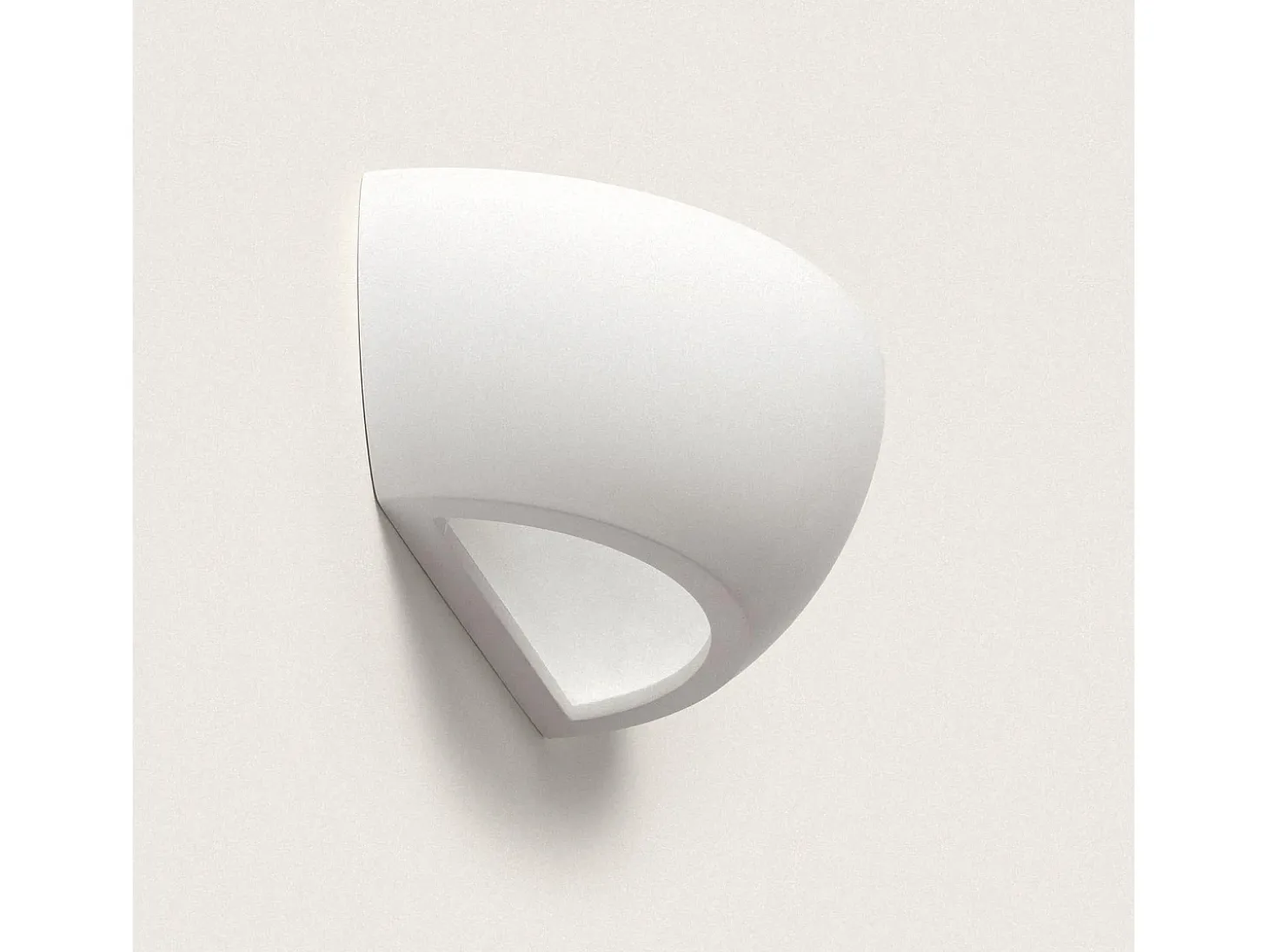 Aplique de Pared Yeso Bexley Blanco