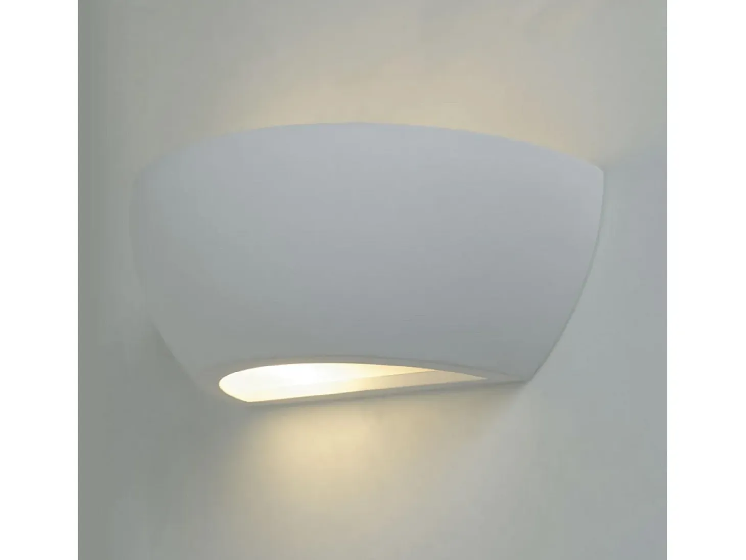 Aplique de Pared Yeso Bexley Blanco