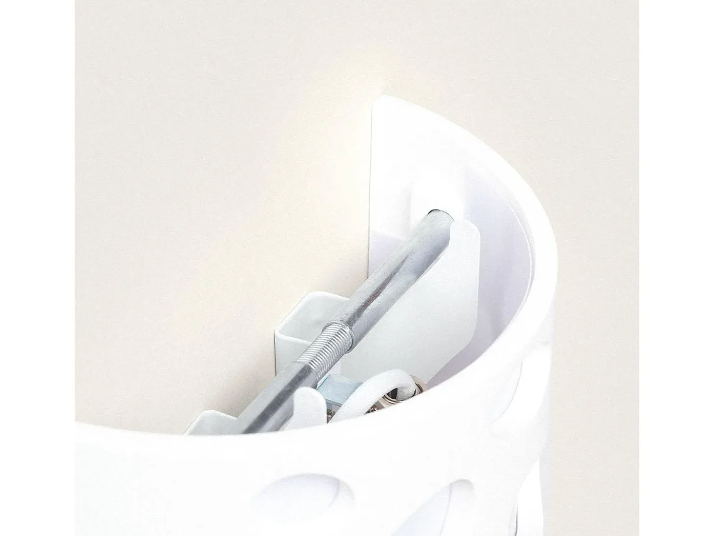 Aplique de Pared Yeso Hole Blanco