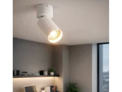 Sale Ledkia Aplique de Techo Aluminio Aritz 1 Foco Blanco