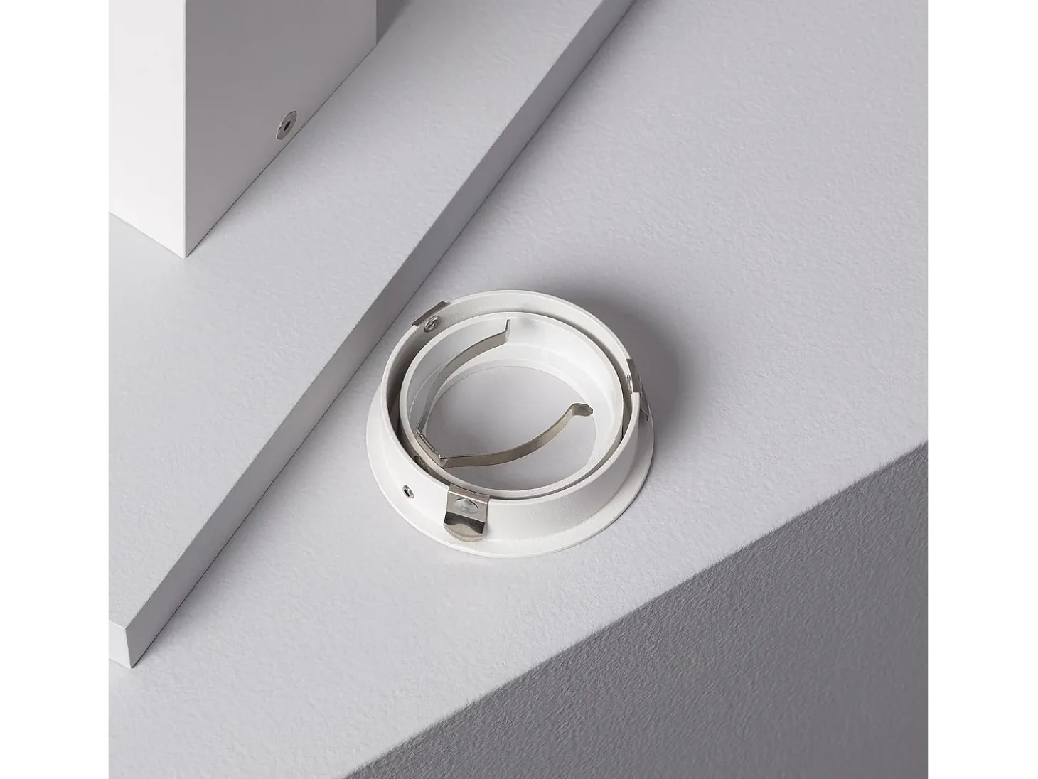 Aplique de Techo Aluminio Jaspe Blanco Blanco