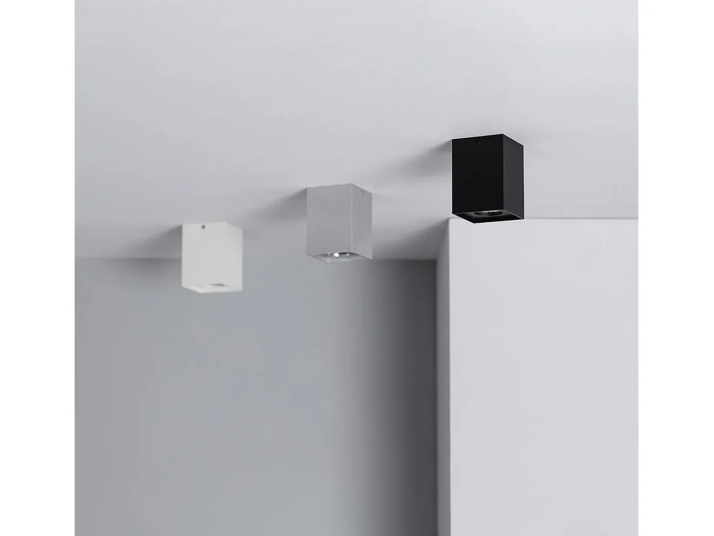 Aplique de Techo Aluminio Jaspe Blanco Blanco