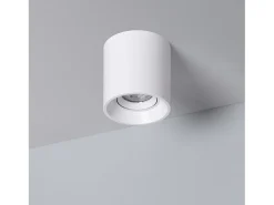Aplique de Techo Blanco con Bombilla GU10 Space 6000K Blanco Frío