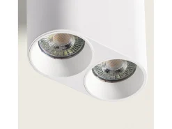 Aplique de Techo Circular Doble Traxim Blanco