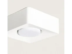 Aplique de Techo Yeso 1 Foco Quman Blanco