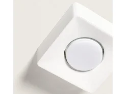 Aplique de Techo Yeso 1 Foco Quman Blanco