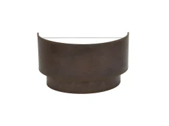 AKUNADECOR Aplique Para Pared^Aplique De Tela En Color Oxido Modelo Doble Smile Marru00f3n
