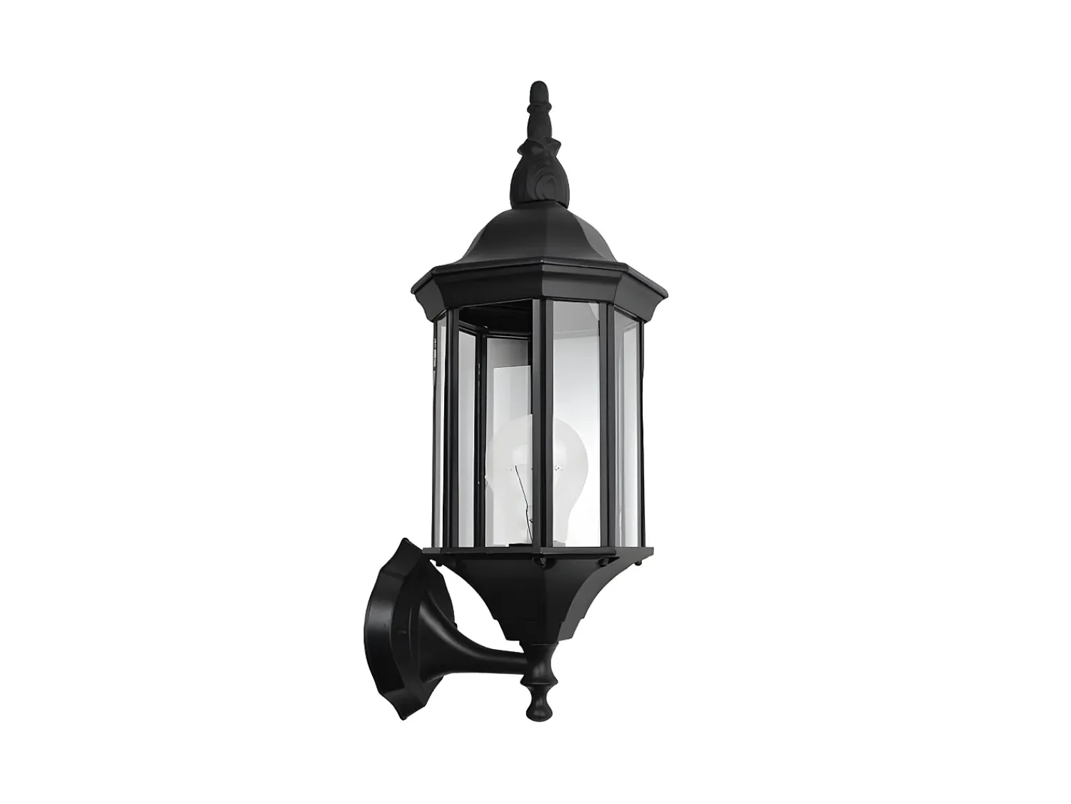 AKUNADECOR Iluminación Exterior^Aplique Exterior Aluminio Pollux Ip44 Negro