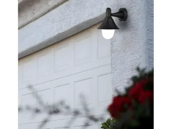 AKUNADECOR Iluminación Exterior^Aplique Exterior Mentol 1luz Ip44 Negro