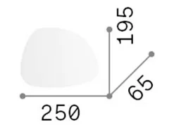 Aplique LED Decorativo Blanco, 3000K