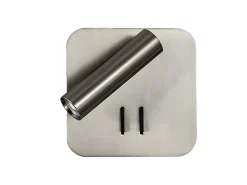 AKUNADECOR Aplique Para Pared^Aplique Led Modelo Manet Cuadrado Color Niquel Plateado