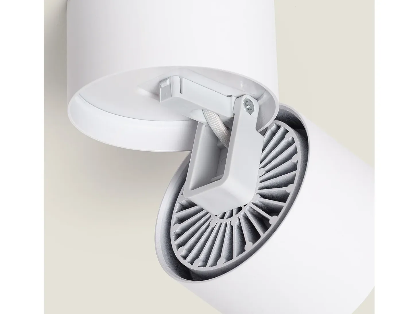 Aplique LED 15W de Aluminio Circular Blanco New Onuba 4000K Blanco Neutro