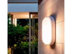 Aplique LED 25W Oval IP65 White 3000K Blanco Cálido