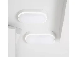 Aplique LED 25W Oval IP65 White 3000K Blanco Cálido