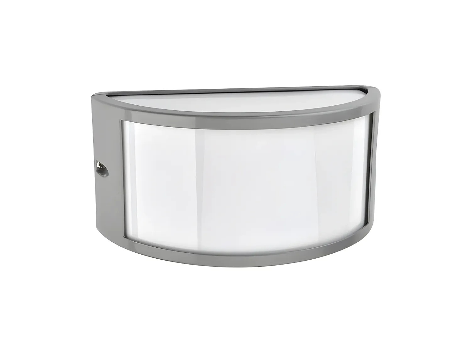 AKUNADECOR Iluminación Exterior^Aplique Ovalado Para Exterior Modelo Ara En Aluminio Gris
