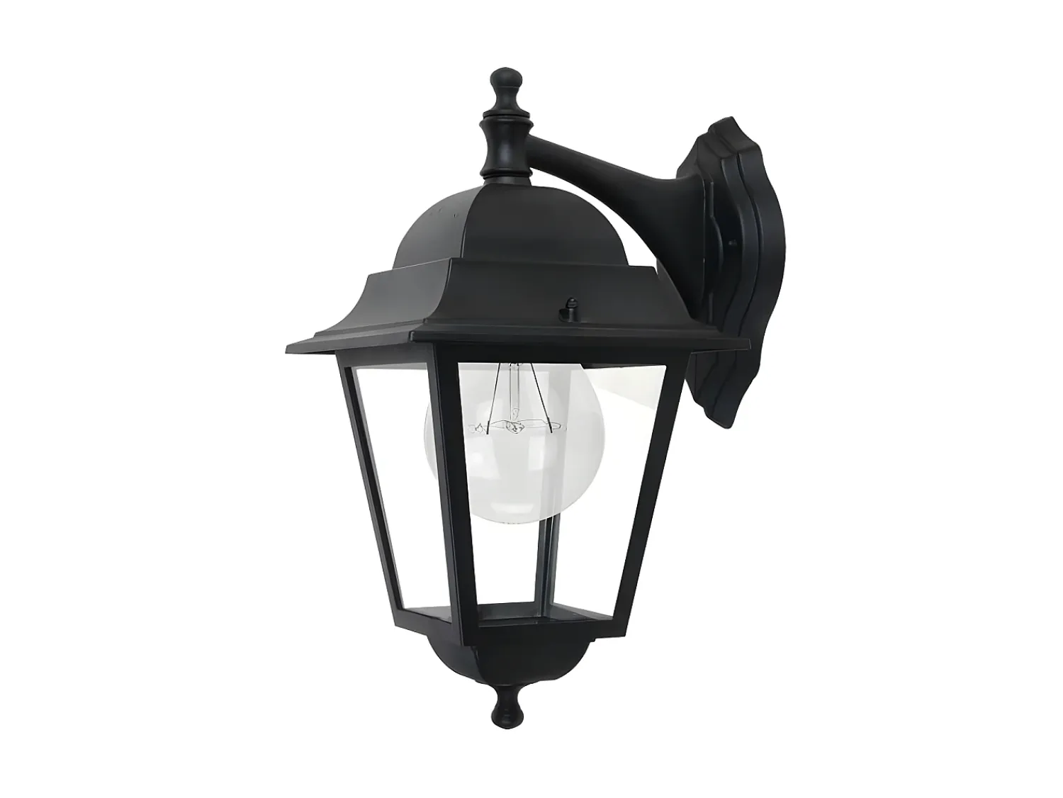 AKUNADECOR Iluminación Exterior^Aplique Para Exterior En Aluminio Modelo Spica Negro