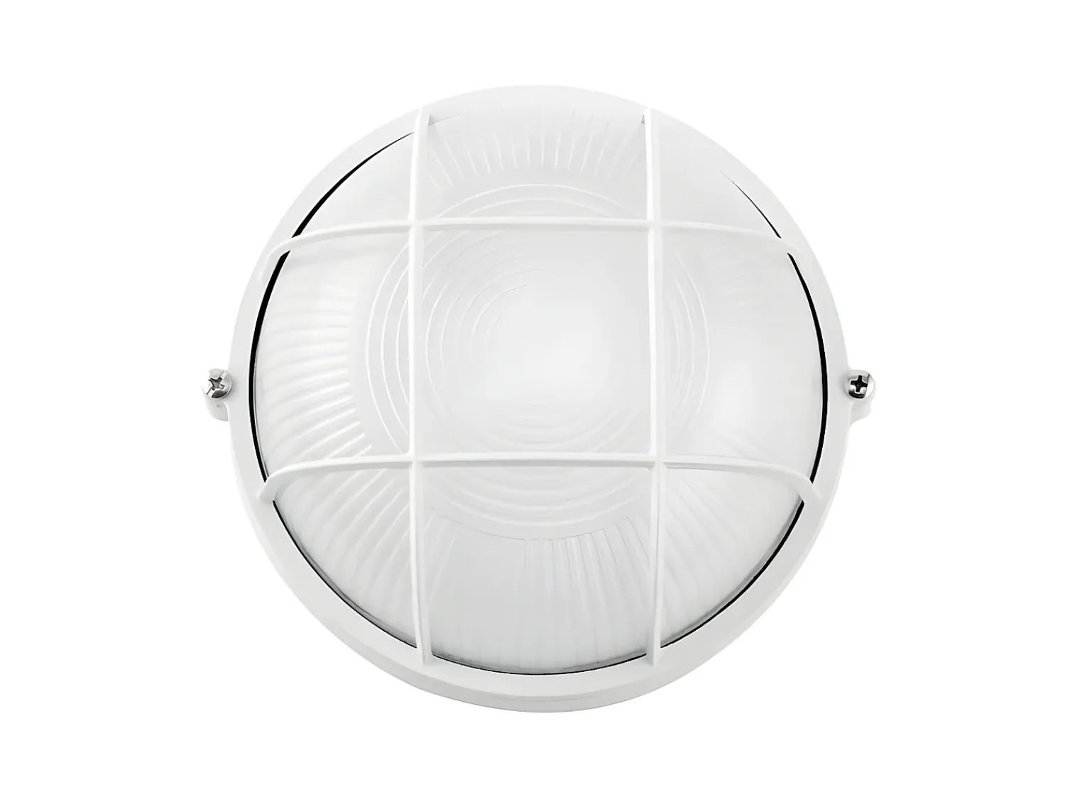 AKUNADECOR Iluminación Exterior^Aplique Redondo Apus En Aluminio Blanco