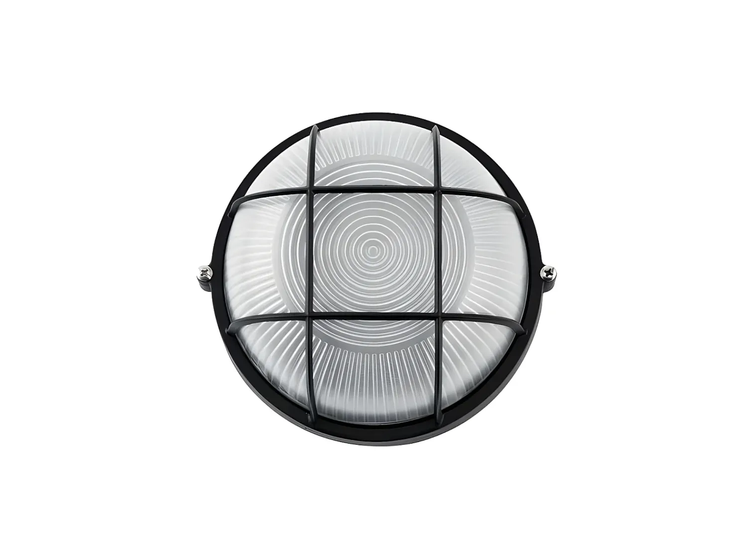 AKUNADECOR Iluminación Exterior^Aplique Redondo Pequeño Modelo Apus En Aluminio Acabado Negro