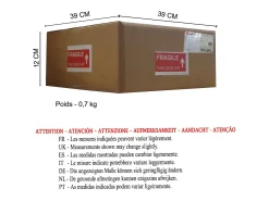 TOSEL Aplique Para Pared^Aplique , metal ,,A11xD12xP25cm Blanco