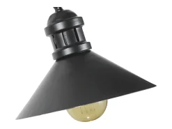 TOSEL Aplique Para Pared^Aplique ,metal,antracita,A19xD20xP37cm Gris antracita