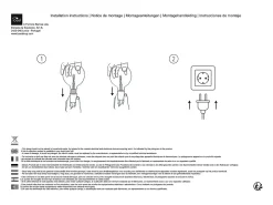 Aplique TOSEL ,metal,Azul , A 12xD14x P 25cm