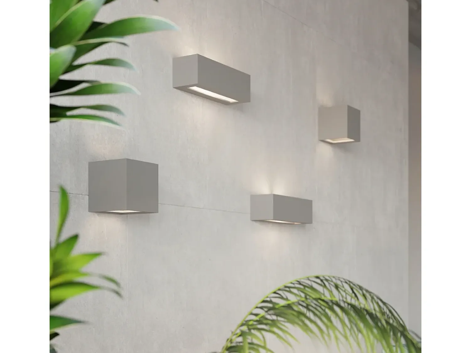 Sollux Lighting Aplique Para Pared^Applique Up & Down Grigio E27 Apliques Up & Down E27 Gris