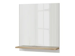 Armario con espejo para baño blanco/artesano 60x14x67 marelle