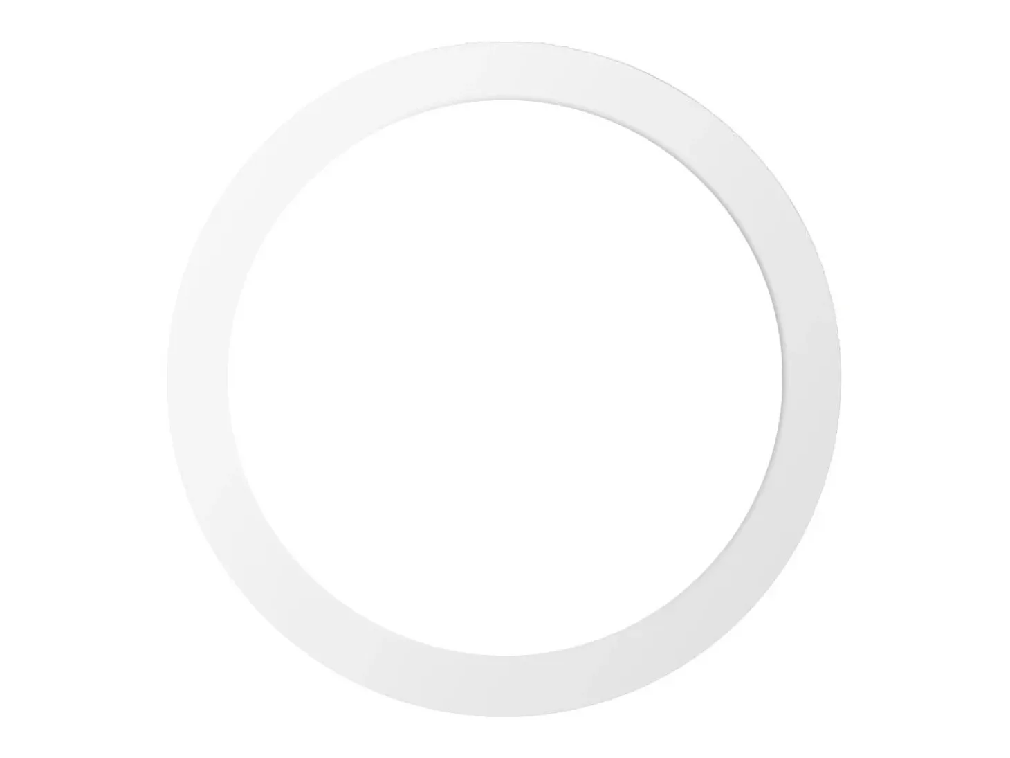 Aro Supletorio Cubre Hueco para Downlight Ø206-255mm Blanco