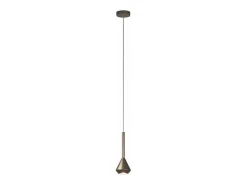 Aygo Sospensione 1 Luce Bronzo Con Cavo Cm.250 E Rosone Bronzo Bronce