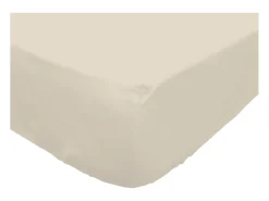 Bajera ajustable de algodón 160x200 cm PERCALE crudo