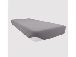 Bajera ajustable de algodón 140x190 cm JERSEY gris