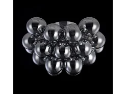 Sale Maytoni Balbo Plafón de Techo Semi Empotrado Níquel, 8 Luces, G9 Gris