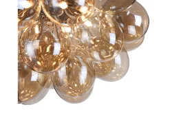 Balbo Plafón de Techo Semi Empotrado Níquel, 8 Luces, G9