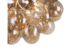 Balbo Plafón de Techo Semi Empotrado Níquel, 8 Luces, G9