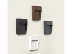 Baliza de Pared Exterior LED 3W CCT Seleccionable Superficie Cuadrado Jade Blanco