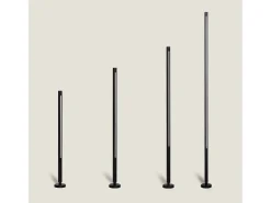 Baliza de Pie Exterior LED 12-24W 80-160 cm Superficie Calax 800 mm