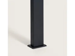 Baliza de Pie Exterior Solar LED 4W 50cm Aluminio con Sensor de Movimiento Bran Negro