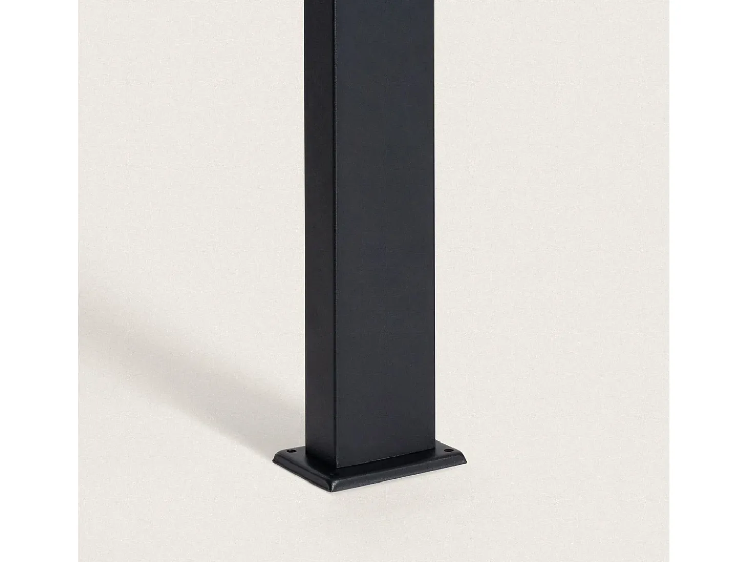 Baliza de Pie Exterior Solar LED 4W 50cm Aluminio con Sensor de Movimiento Bran Negro
